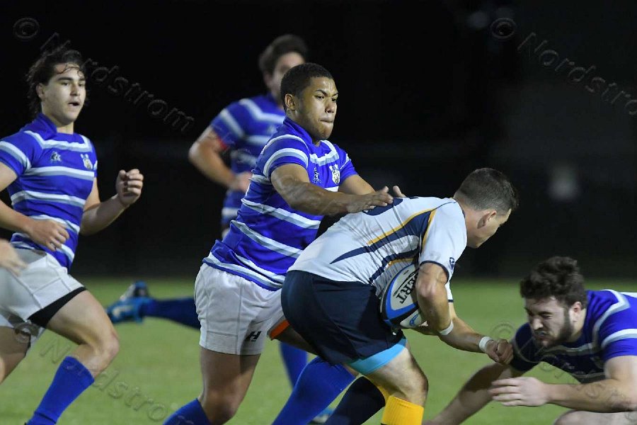 Wheaton Men\'s Rugby vs Mass Maritime.  Photo by Keith Nordstrom